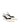 Women's white patent leather slingback kitten heel with pointed toe