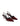 Women's red patent leather slingback kitten heel with pointed toe