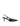 Women's black leather slingback kitten heel with pointed toe and elastic fastening