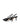 Women's black leather slingback kitten heel with pointed toe and elastic fastening