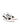 Women's white leather slingback kitten heel with pointed toe and elastic fastening