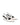 Women's white leather slingback kitten heel with pointed toe and elastic fastening