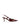 Women's red wine patent leather slingback kitten heel with pointed toe and elastic fastening