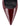 Women's red wine patent leather slingback kitten heel with pointed toe and elastic fastening