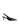 Women's slingback kitten heel in black embossed croc leather with pointed toe and v shaped throat and elastic fastening