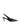 Women's slingback kitten heel in black embossed croc leather with pointed toe and v shaped throat and elastic fastening