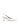 Women's slingback kitten heel in white croc leather with pointed toe and v shaped throat and elastic fastening