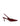 Women's red wine patent leather slingback kitten heels with pointed toe and v-cut throat