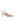 Women's camel tan suede slingback kitten heels with elastic closure and pointed toe