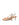 Women's almond tan leather dorsay heel with elasticated slingback and pointed toe