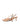 Women's almond tan leather dorsay heel with elasticated slingback and pointed toe