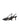 Women's black leather dorsay heel with elasticated slingback and pointed toe