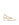 Women's cream white leather slingback stiletto heel with buckle fastening and pointed toe