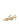 Women's custard yellow leather slingback stiletto heel with buckle fastening and pointed toe