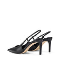 Women's blake snake embossed leather stiletto heel with slingback and pointed toe