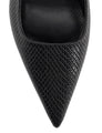 Women's blake snake embossed leather stiletto heel with slingback and pointed toe