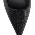 Women's blake snake embossed leather stiletto heel with slingback and pointed toe