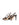 Women's brown snake embossed leather stiletto heel with slingback and pointed toe