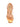 Dagger Stiletto Heels - Orange Metallic Leather