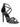 Dannie Stiletto Heels - Black Leather