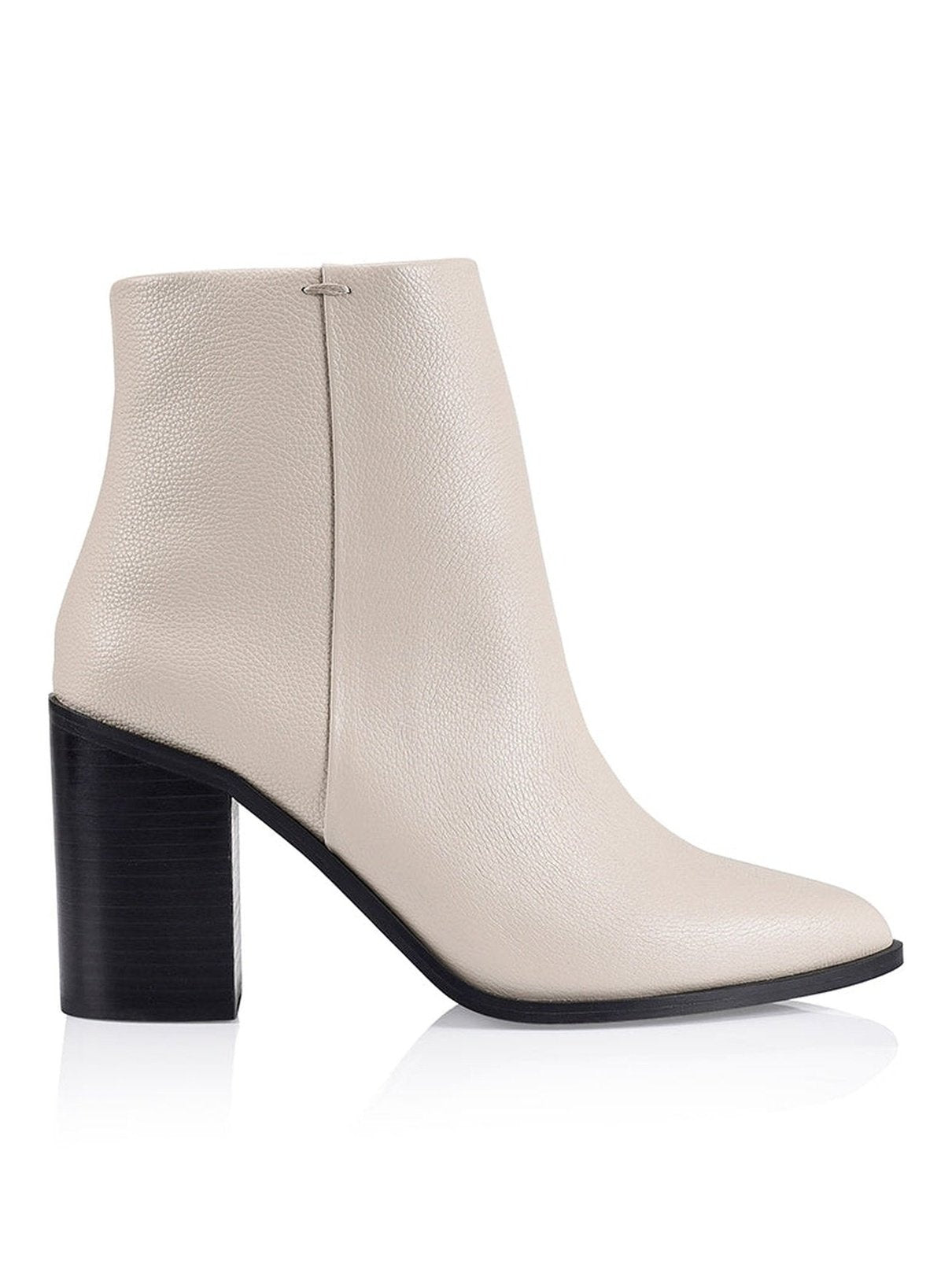 Ria Ankle Boots - Bone Leather – Siren Shoes